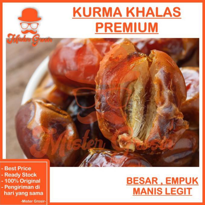 

Grosir Kurma Khalas Premium Al Saad Ajwa Sukari Ruthob Nabi Muda - 250Gr Arkanamarketht