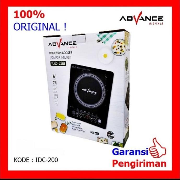 Kompor Listrik Induksi Advance Idc 200 Idc200 Touchsreen