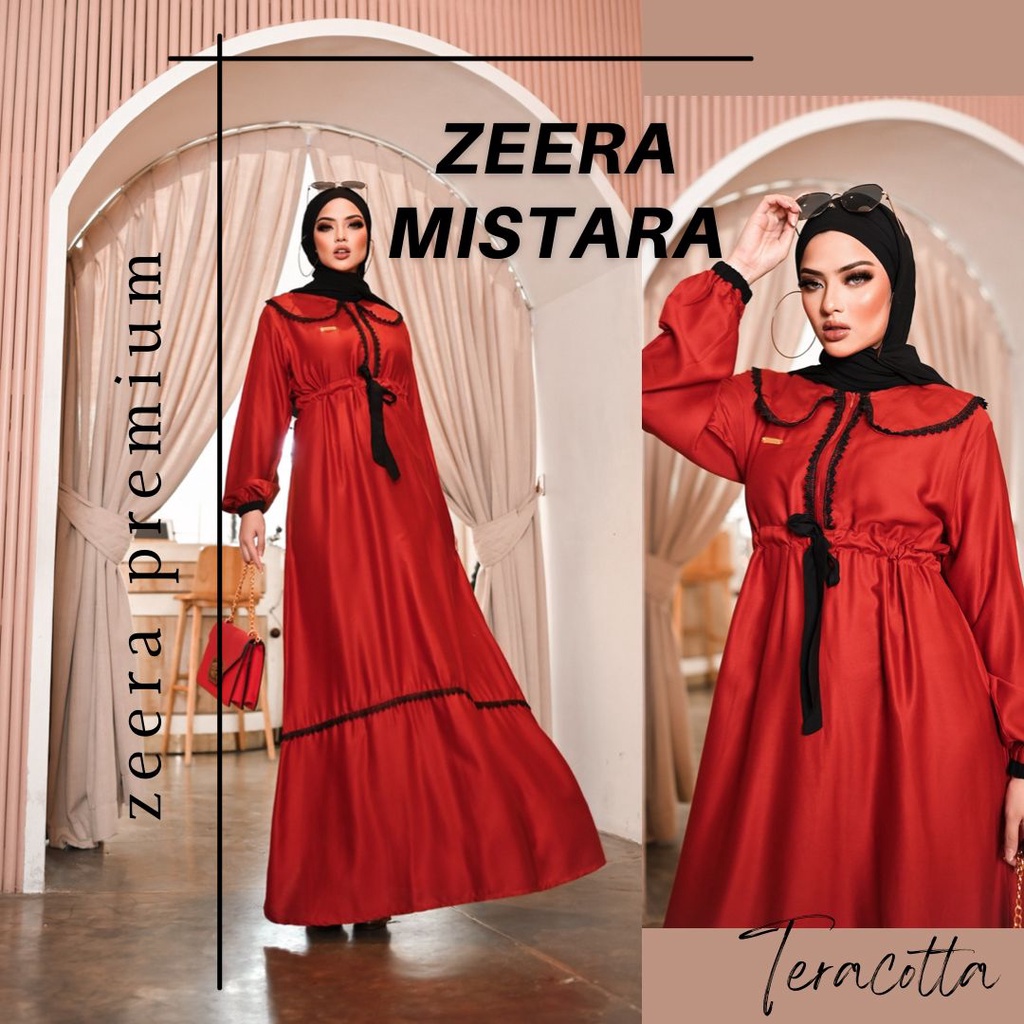 ZEERA MISTARA DRESS DASTER ARAB BY ZEERA ORI RAYON TWILL PREMIUM