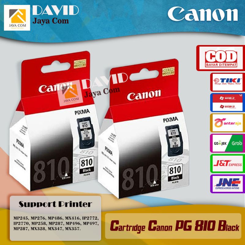 1 Set Catridge Printer Canon 810 Black &amp; 811 Colour