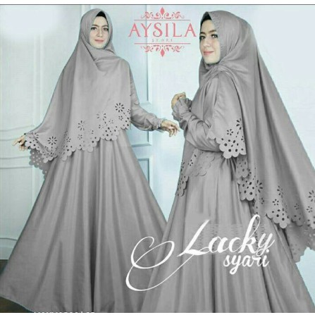 Promo Sale  Syari Polos Maxmara Lux Anayah Real Pic Haji Umroh Baju Gamis Syari