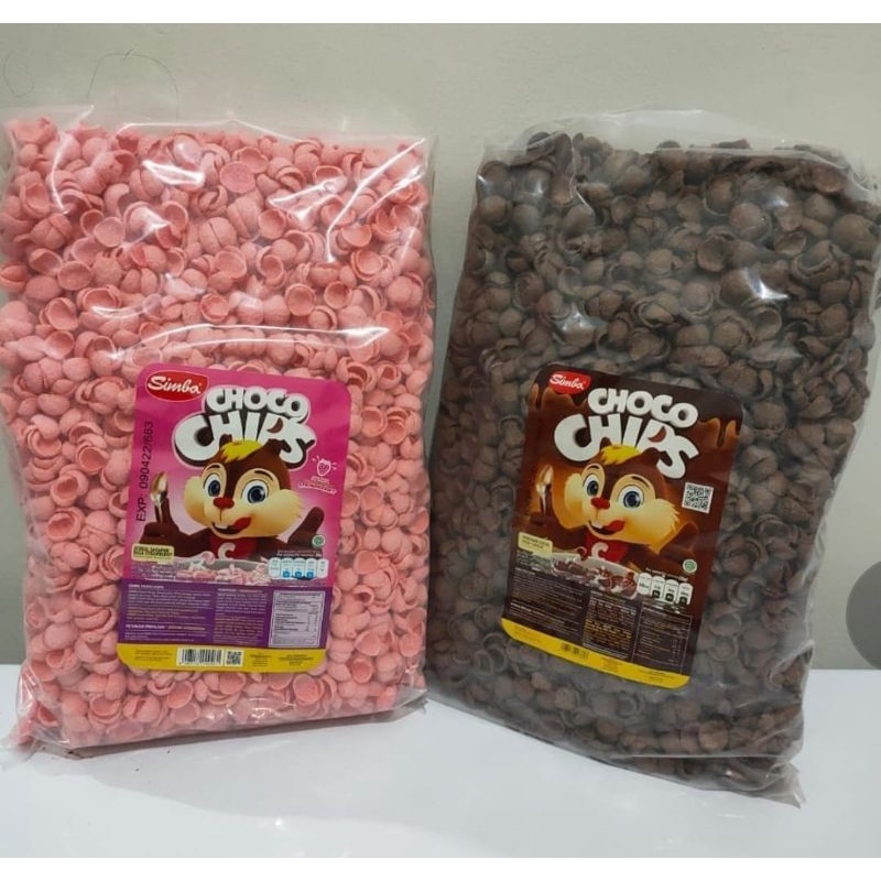 

Simba chococips , sereal sehat dengan varian rasa coklat dan strawberry