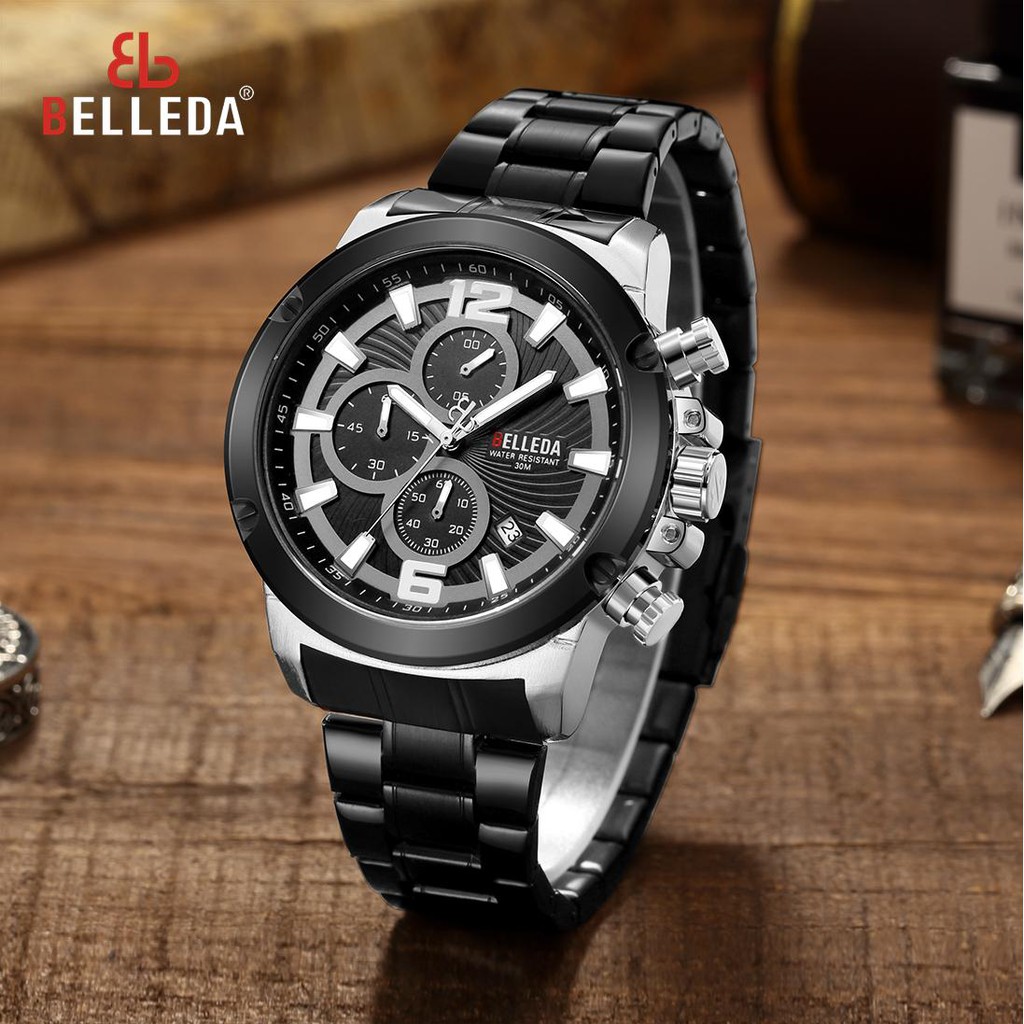 JAM TANGAN PRIA ORIGINAL BELLEDA B9253 CASUAL MEN