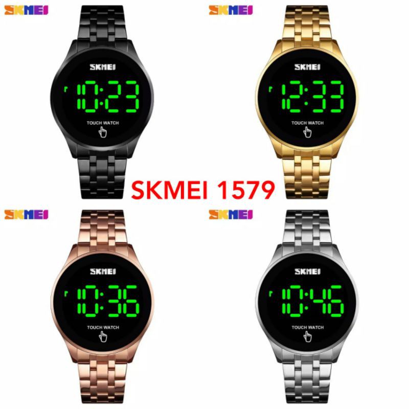 Jam Tangan Skmei 1579 Rantai Digital Touchcreen