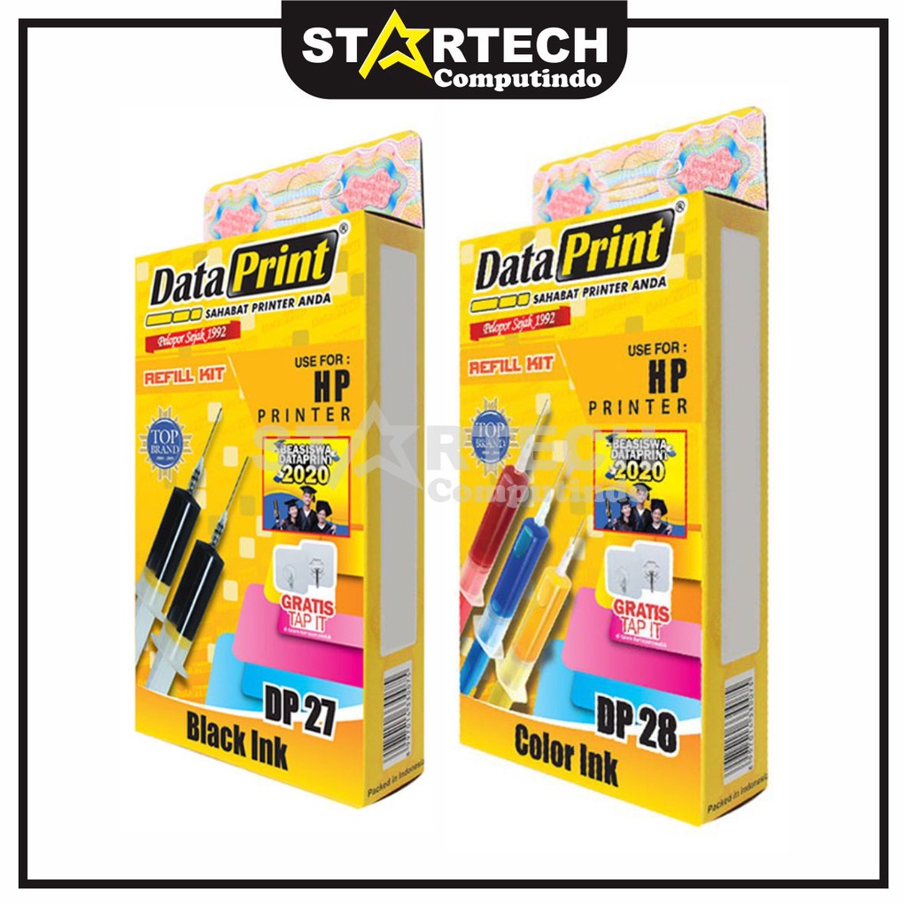 Tinta Suntik HP Data Print Black & Colour