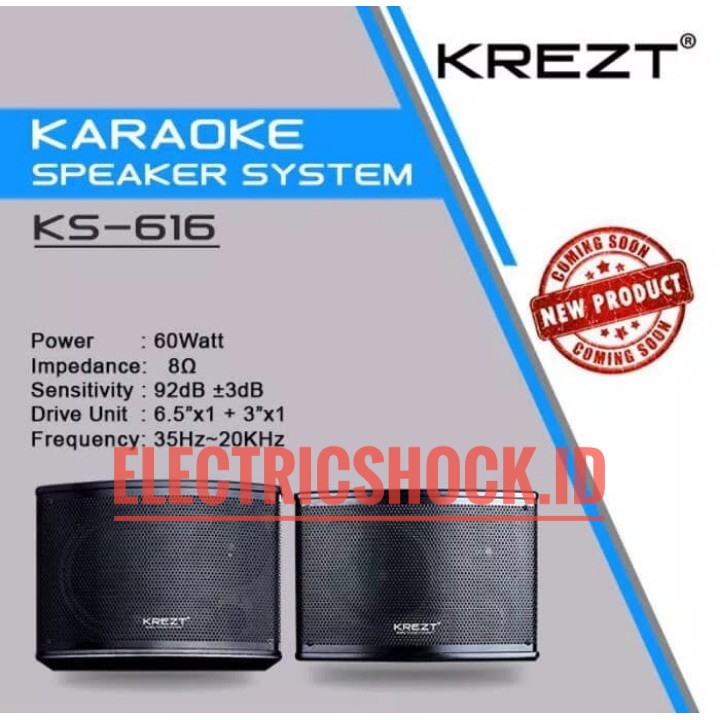 Speaker Pasif Karaoke Krezt KS 616