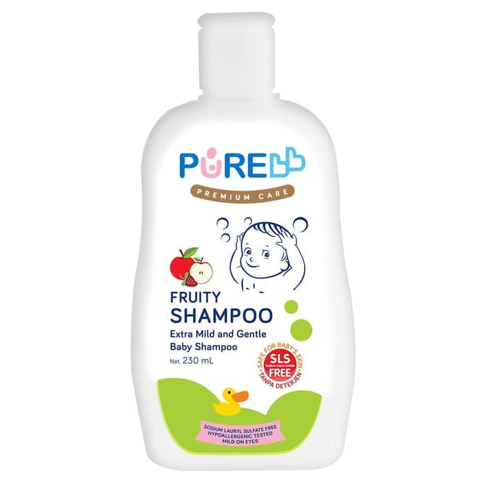 Pure BB Shampoo Freshy and Fruity 230ml Shampo Bayi