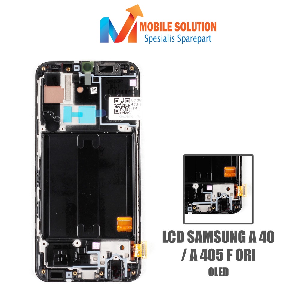 Grosir LCD Samsung A40  LCD Samsung A405F Include Frame ORINGAL 100% Fullset Touchscreen Garansi 1 Bulan + Packing / Bubbel