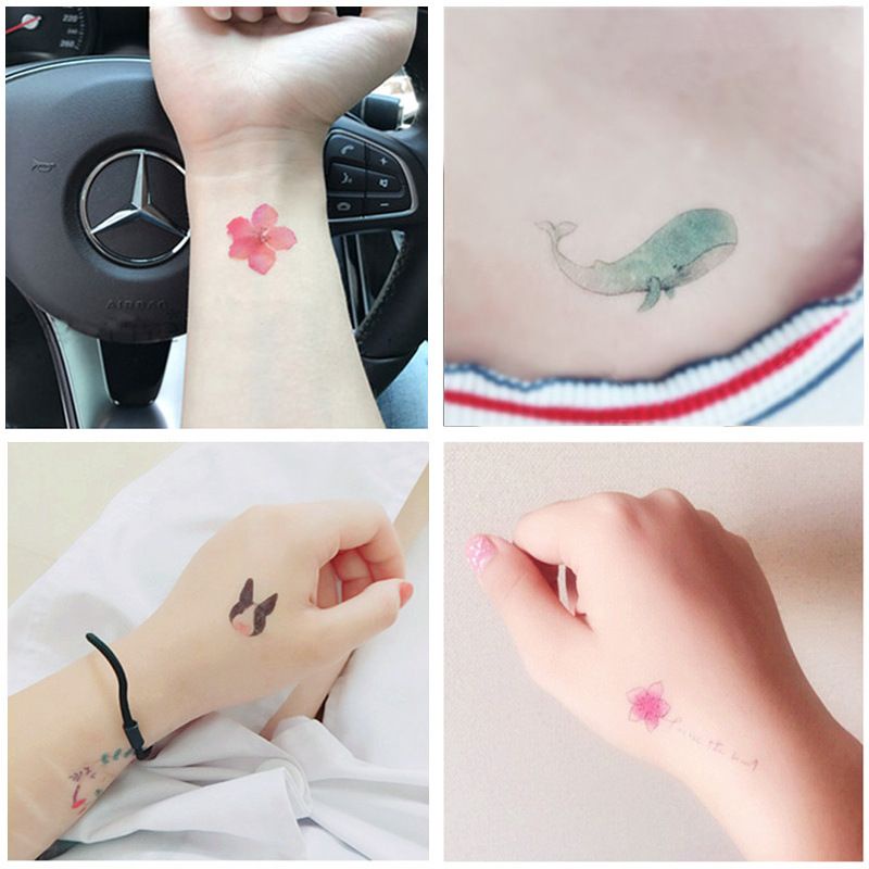 Grosir Termurah Tato Hewan Kucing burung Paus Rusa Aesthetic Lucu - Tatto Temporer Animal berwarna, Tato temporary Stiker Tato Halal Dewasa Dreamcatcher