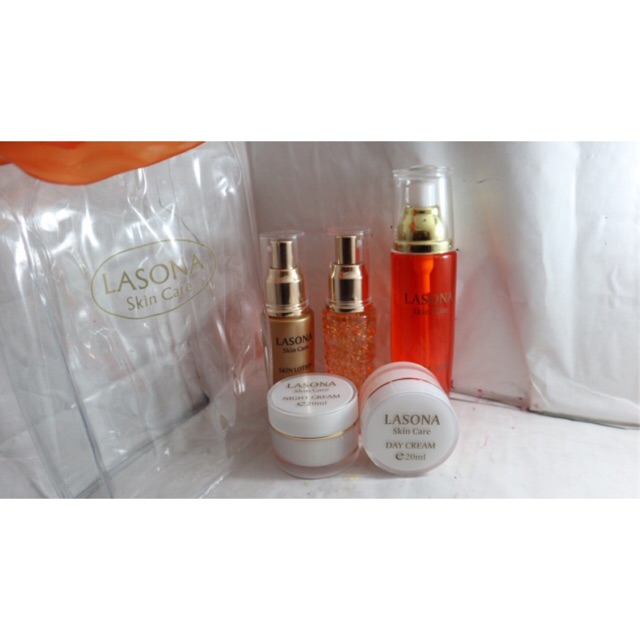 [ original ] lasona skin care | paket lengkap lasona 5in1 besar