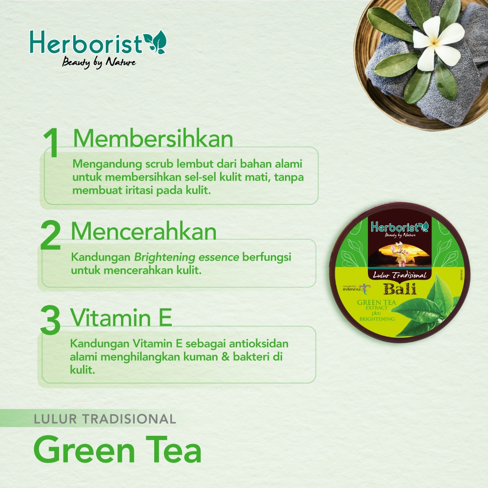 Herborist Lulur Bali Tradisional body scrub 100gr