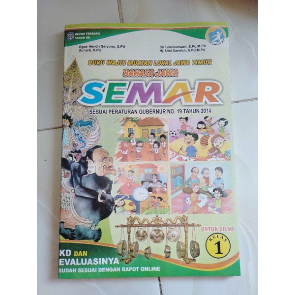 Buku Bahasa Jawa Semar Kelas 1