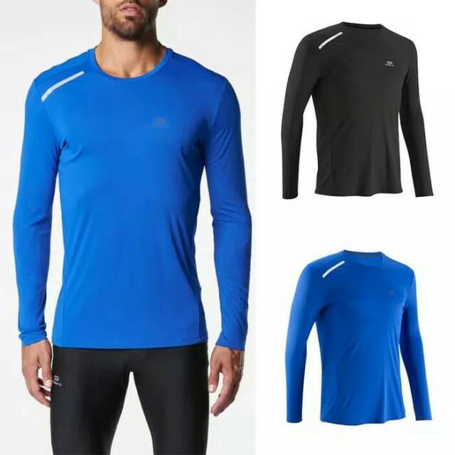 Kaos running lari pria kalenji original decathlon