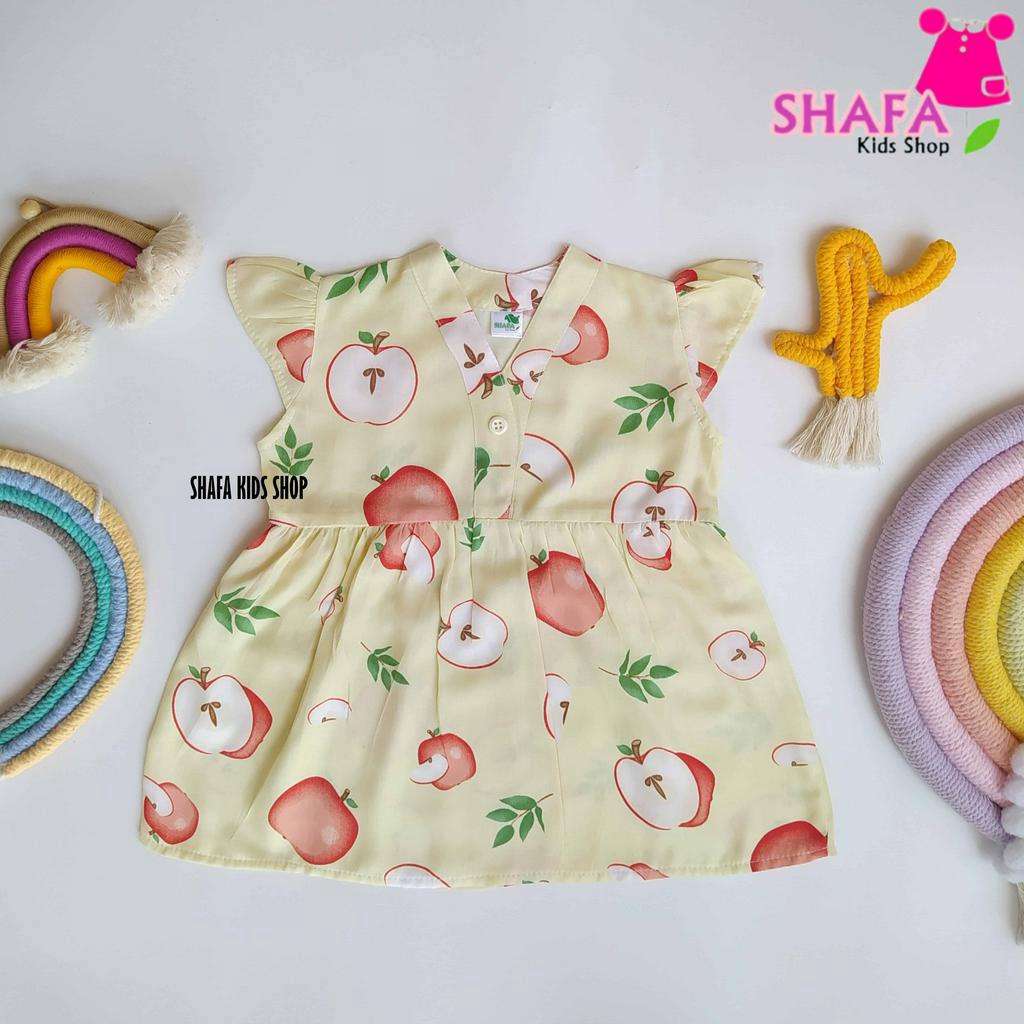 DRESS BAYI PEREMPUAN USIA 3-18 BULAN RAYON VISCOSE / BAJU BAYI PEREMPUAN / BAJU DRESS ANAK / PREMIUM / SHAFA KIDS SHOP 17