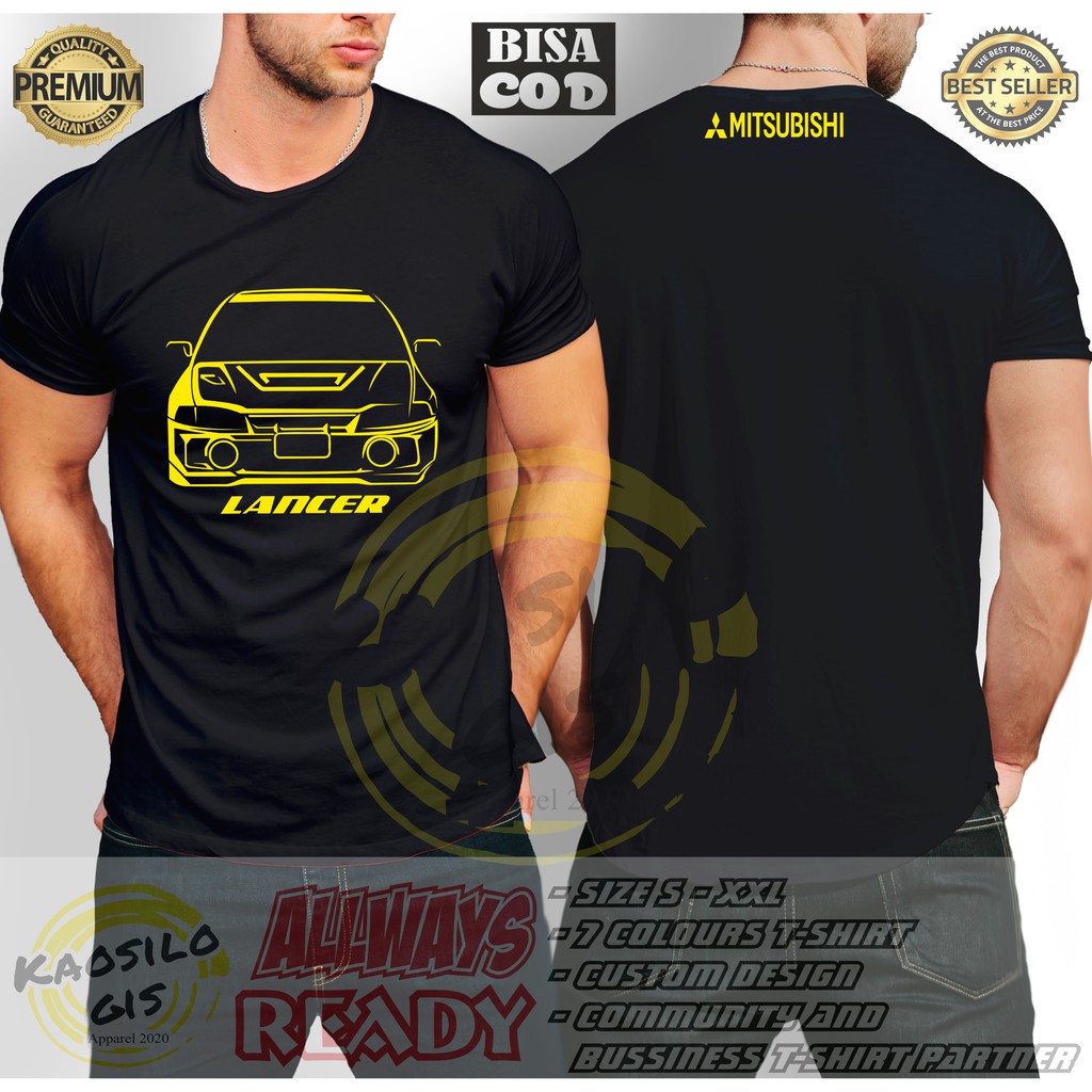 Kaos Mitsubishi LANCER EVO 4 OTOMOTIF - Kaosilogis