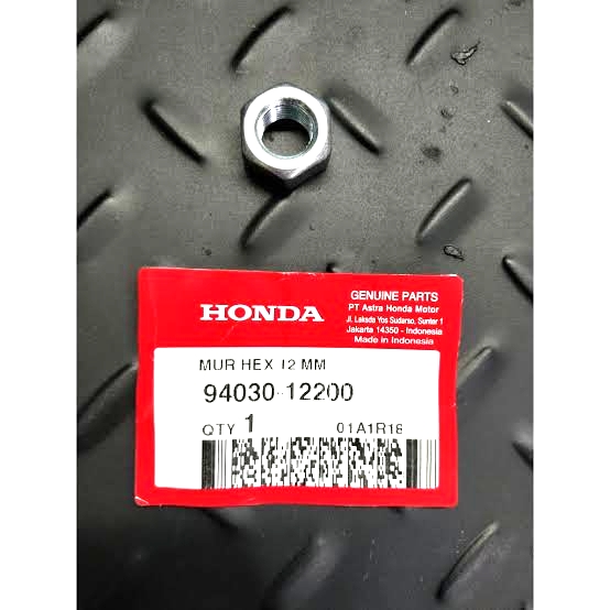 (100% Ori ) Mur CVT 12mm Honda Matic (94030-12200) Elegan bos