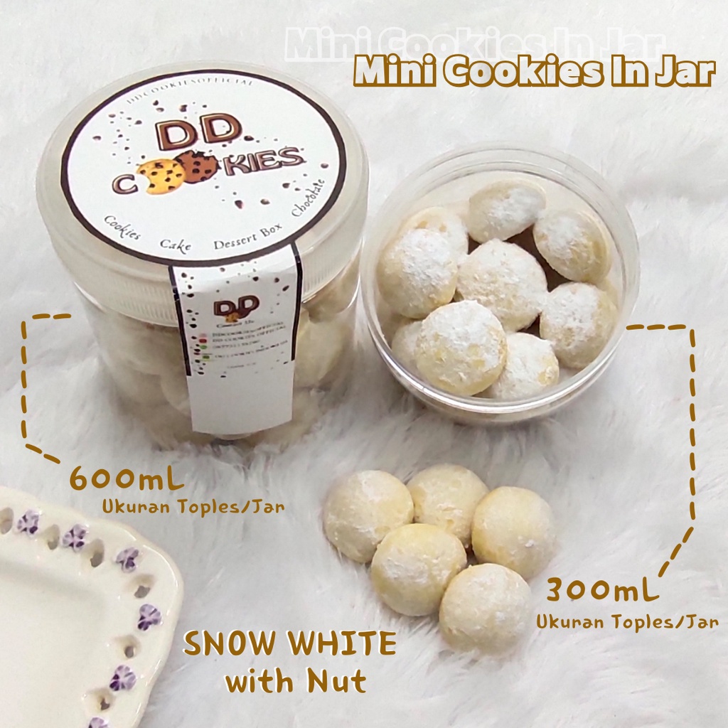 

DnD - Mini Cookies In Jar - Snow White Nut