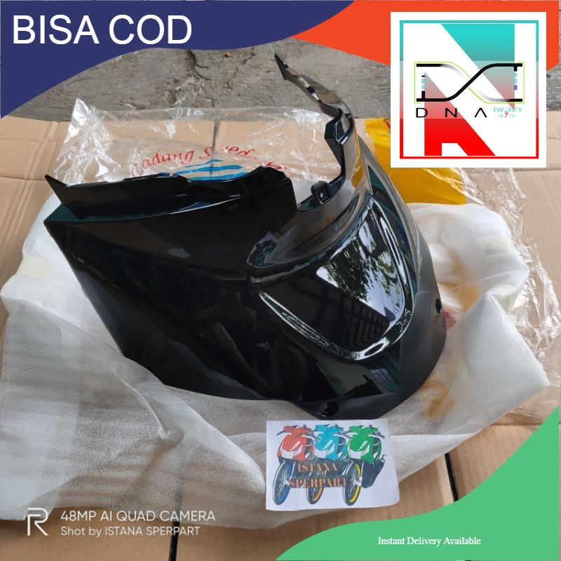 cover mesin scoopy fi esp k93 hitam - body scoopy - cover body scoopy 2018