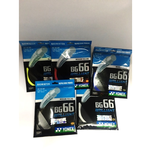 Senar Badminton Yonex BG66 Brilliant BG 66 Brilliant
