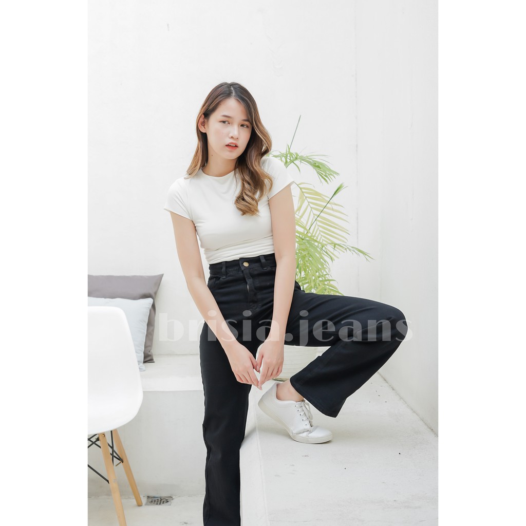 BRISIA JEANS - WENDY Boyfriend Cullote Jeans (Highwaist) - 6 Colours Size 27-33 / Boyfriend Loose