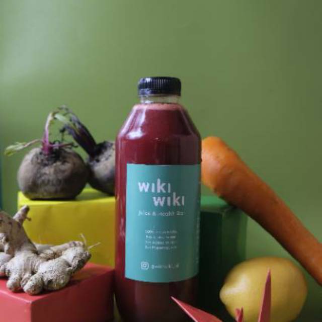 

G4 - Ginger Carrot Beet & Lemon Fresh Juice - Jus Jahe Wortel Buah Bit & Perasan Lemon