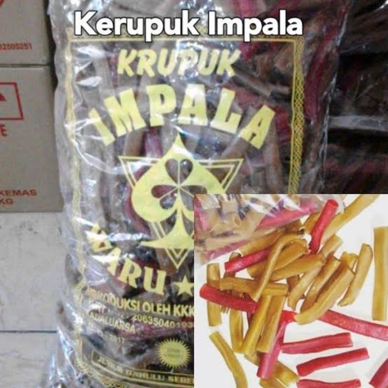 krupuk impala mentah 250gr krecek imapala murah