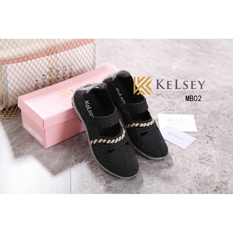 (GRATIS ALAS KAKI) NICOLE SEPATU RAJUT WANITA KELSEY MB02 RAJUT SEPATU IMPORT