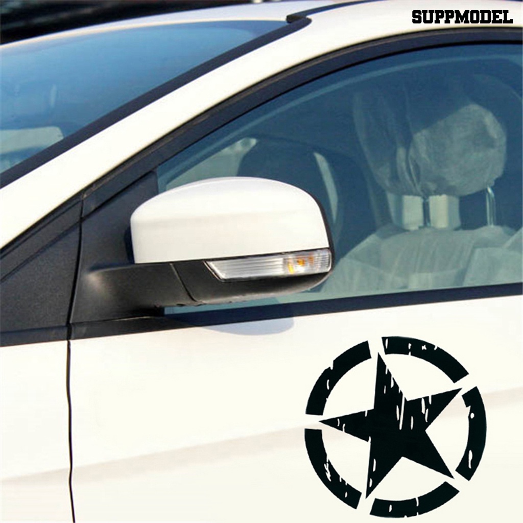 Sl Stiker Model Bintang Reflektif Untuk Pelindung Baret Mobil