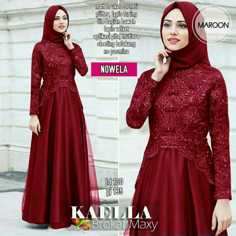 Kaella Brokat Maxy by Nowela
