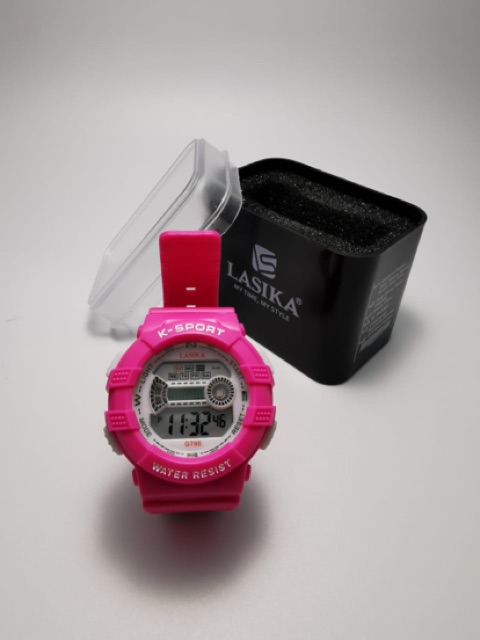 Jam Tangan Anak TK SD Lasika 795 original anti air sport watch