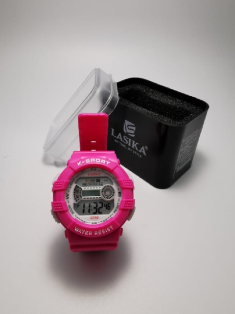 Jam Tangan Anak TK SD Lasika 795 original anti air sport watch