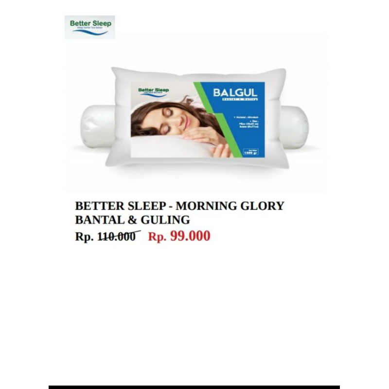 Better Sleep/Bantal/Guling