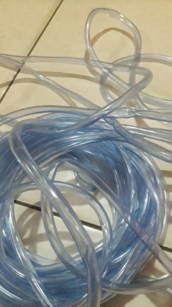 Selang Tukang Bangunan Per Meter Selang Air Aquarium Timbang 1/4 Inch Murah