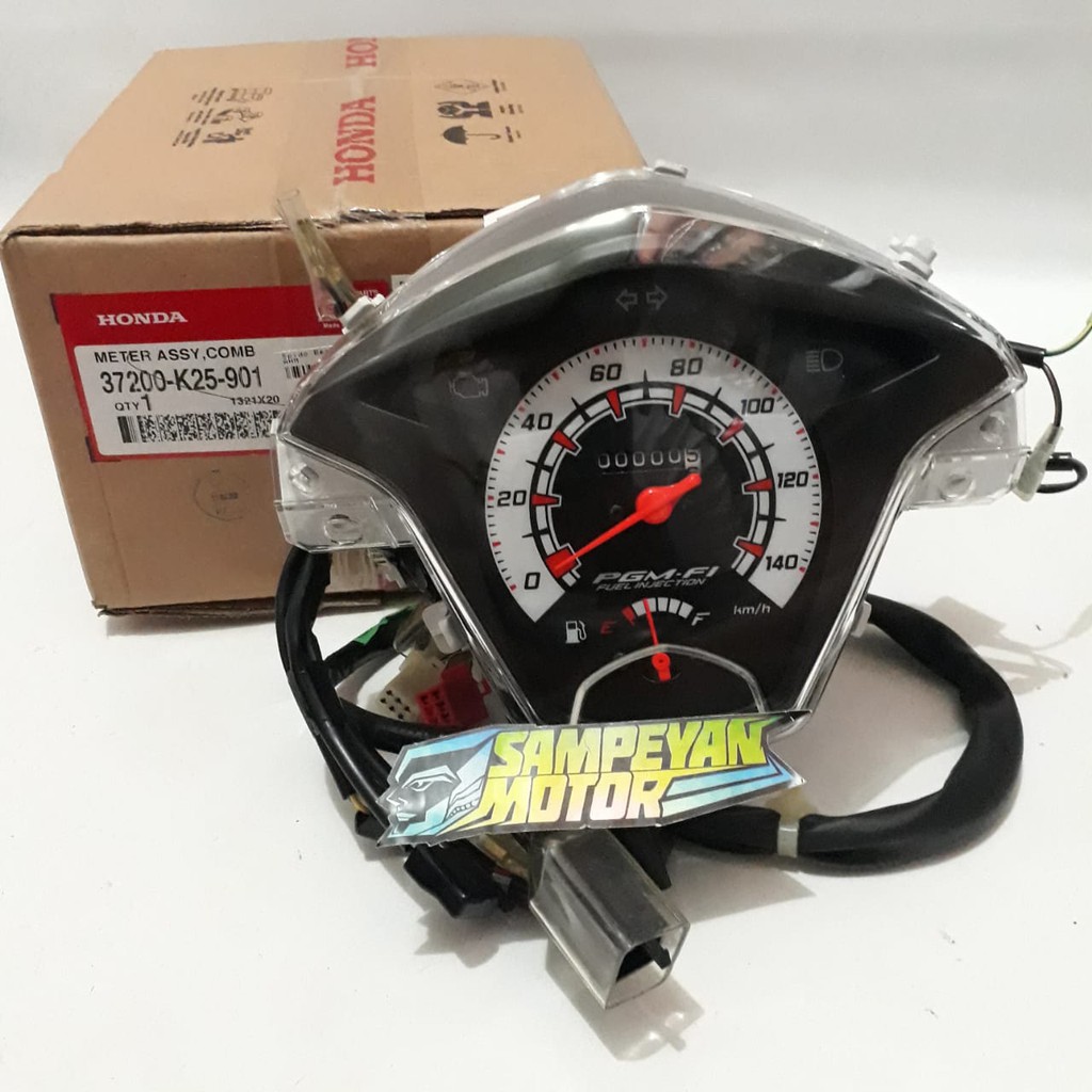 Spido Speedometer Honda Beat Street Karbu FI ESP 2016 Vario 125 Techno LED 150 2018 AHM