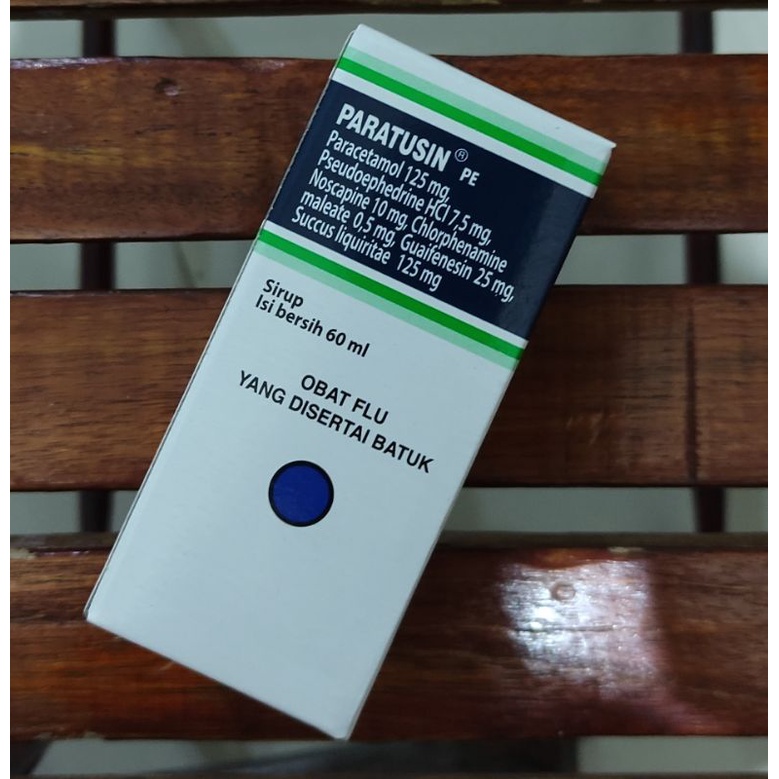 Paratusin Sirup / Meringankan Gejala Flu / Demam / Sakit Kepala / Hidung Tersumbat / Bersin / Batuk