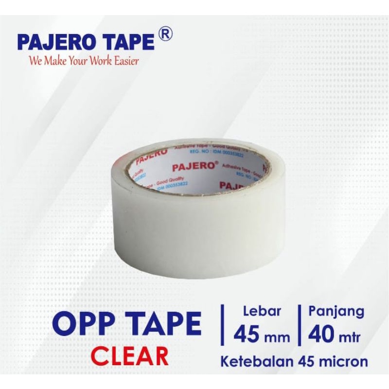 

Isolasi Lakban Bening Coklat clear tan Pajero 2 inch Murah