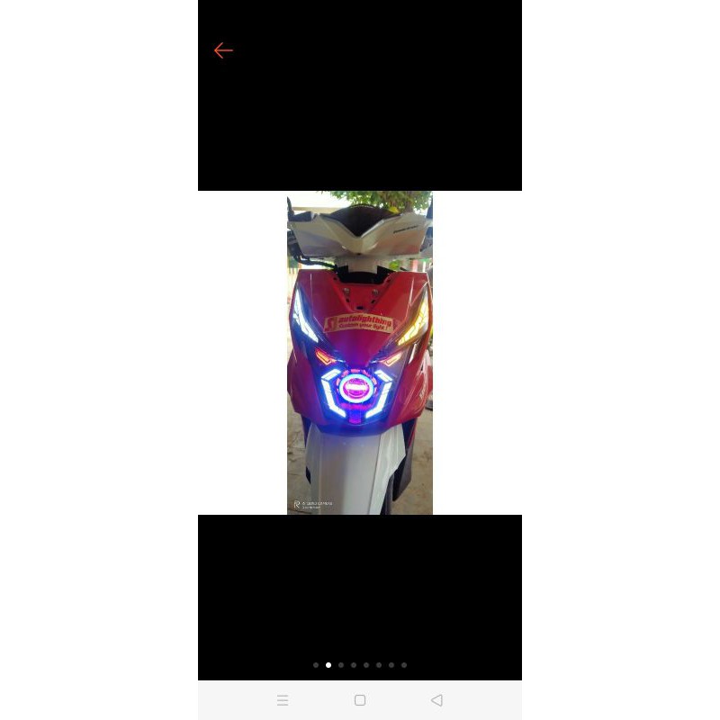 reflektor beat fi esp custom led proji plus RGB sein running