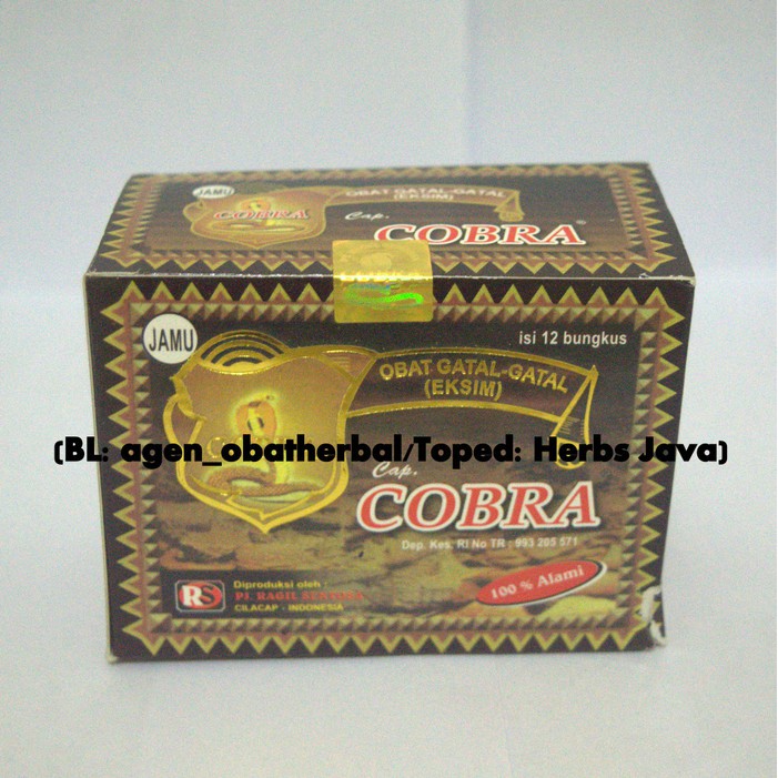 Jamu Cap Cobra "GatalGatal Eksim " MMM1894
