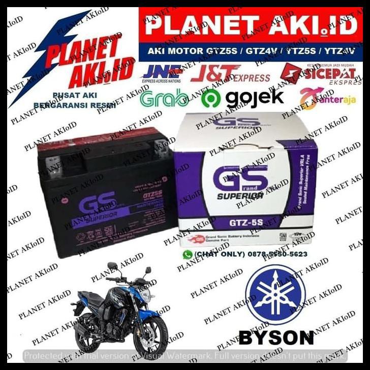 Aki Motor Yamaha Byson GTZ5S GS Y Accu Kering MF
