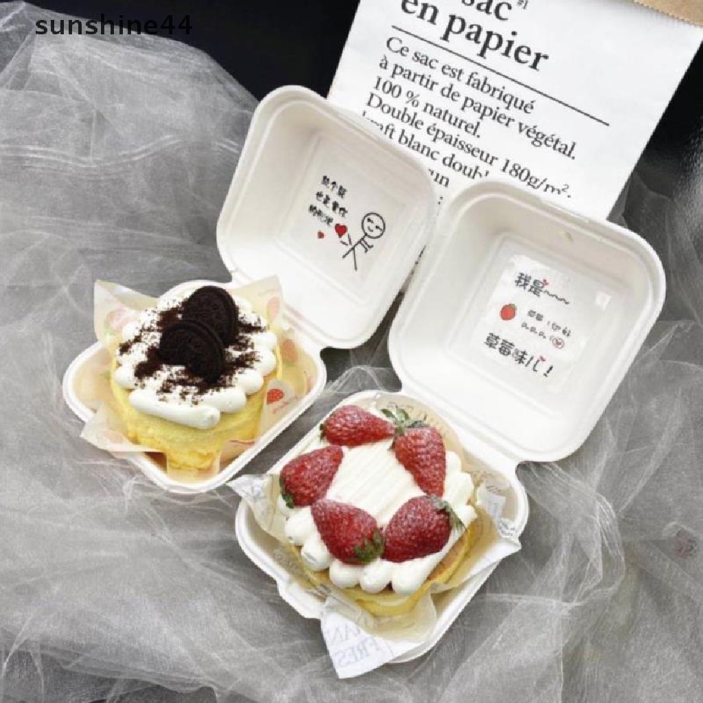 Sunshine 10PCS Kotak Makan Bento Sekali Pakai