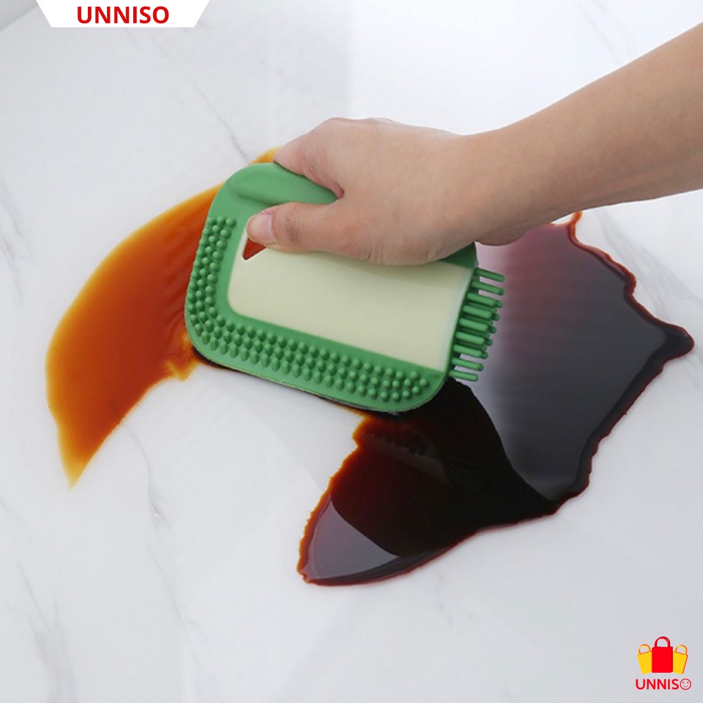 UNNISO - Wiper Silicone Pembersih Kaca Wastafel Kamar Mandi WC1