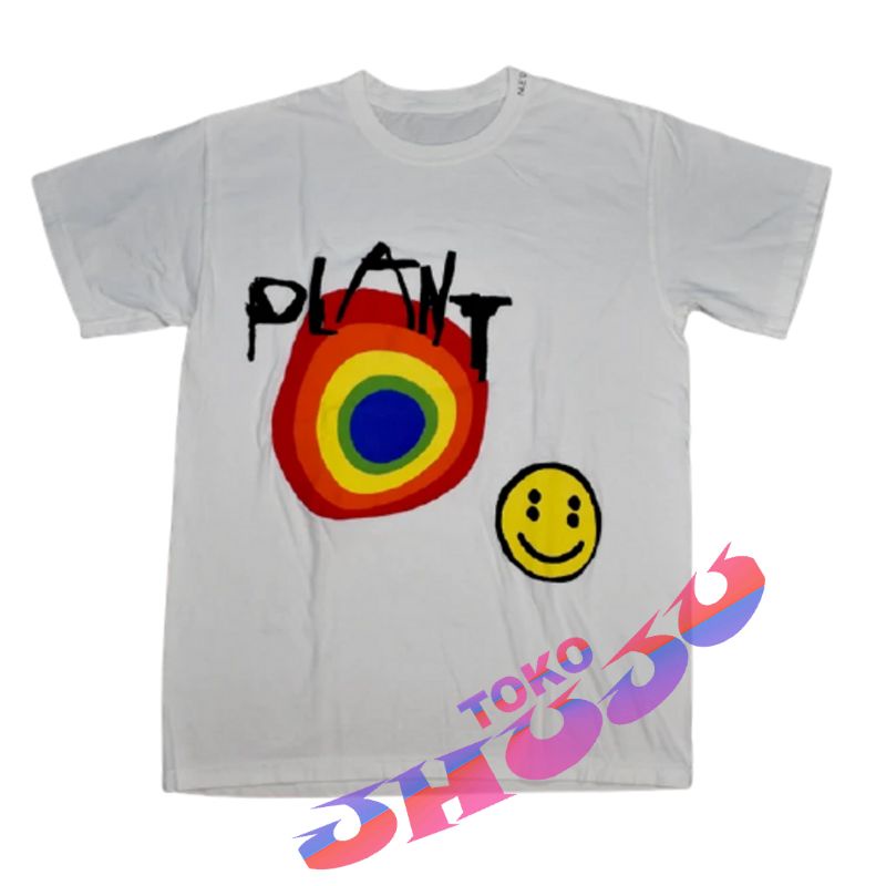 Baju T shirt Treasure Haruto style PLANT CACTUS SMILE PRINTING