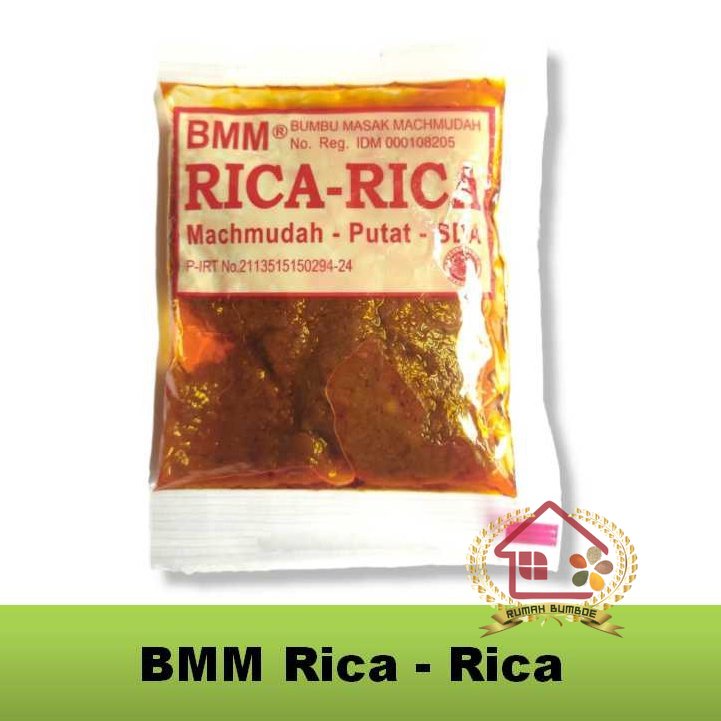 

BMM MACHMUDAH RICA RICA Bumbu Masak Machmudah Rica-Rica