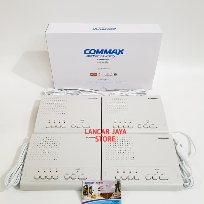 Commax WI-4C/Intercom Commax Wireless WI-4C Putih 1Set 4pcs