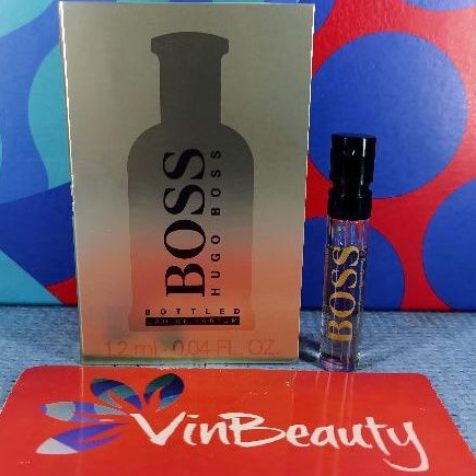 Vial Parfum OriginaL Hugo Boss Boss Bottled EDP 1.2 ml For Men Murah