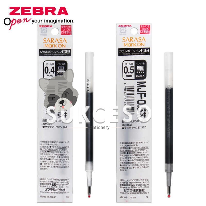 

Refill Isi Sarasa Mark On MJF Black 0.4mm 0.5mm