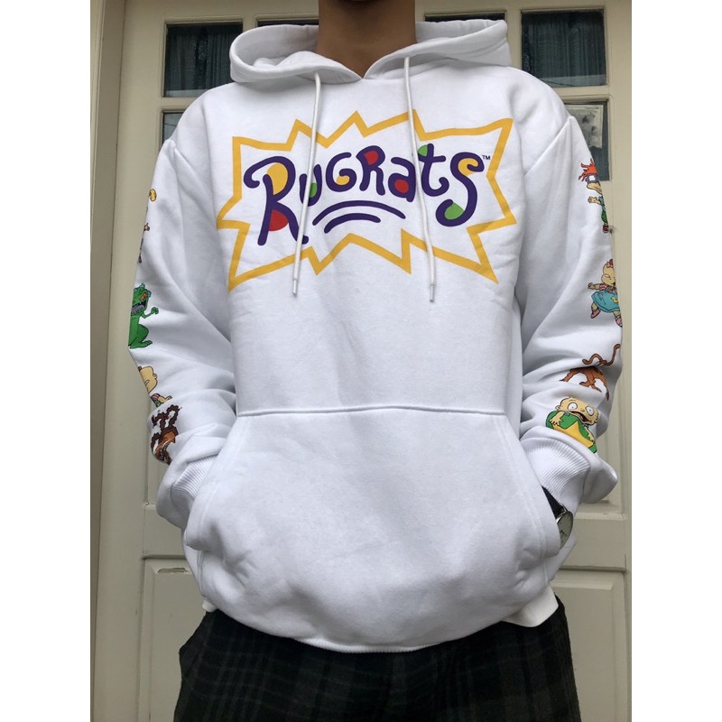 Pullover Hoodie by Nickelodeon “RUGRATS” White