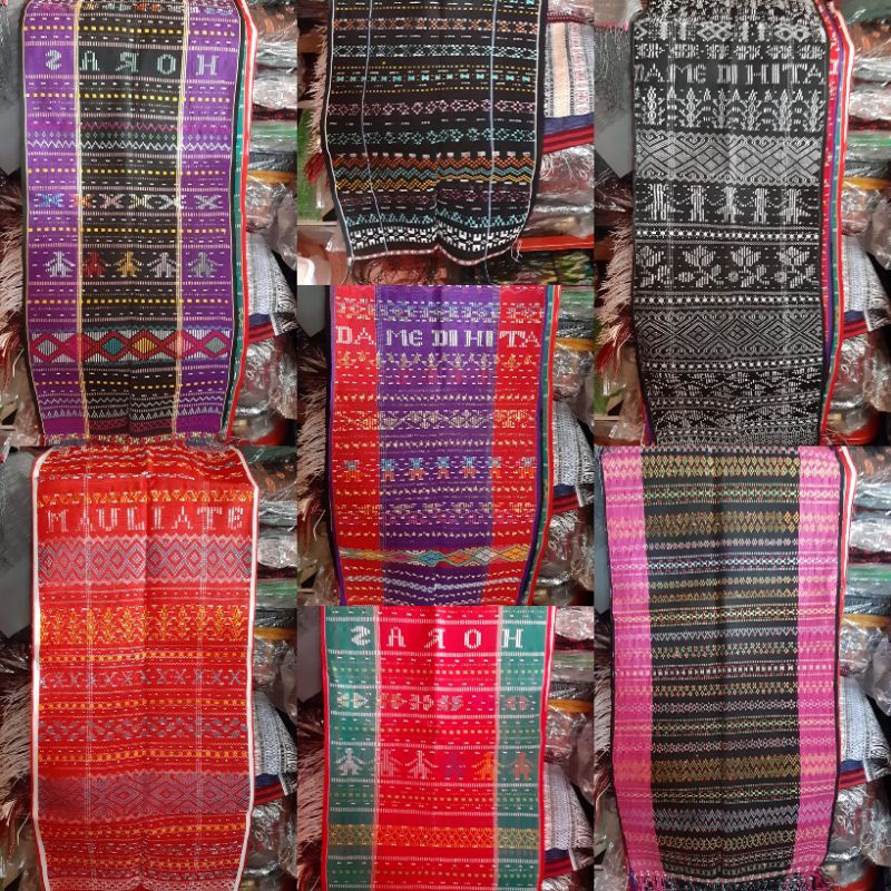 KUALITAS TERJAMIN HANDE HANDE EKSLUSIF FULL PAYET SIMATA SELENDANG TENUN TANGAN TARUTUNG MOTIF ULOS