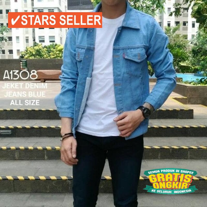 JAKET TERBARU PRIA WANITA FLACEE  BB BM DC / Jaket Jeans Biondy Bahan Jeanswashes Size All Size
