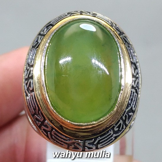 Batu Cincin Sungai Dareh Idocrase asli (Kode 1655)